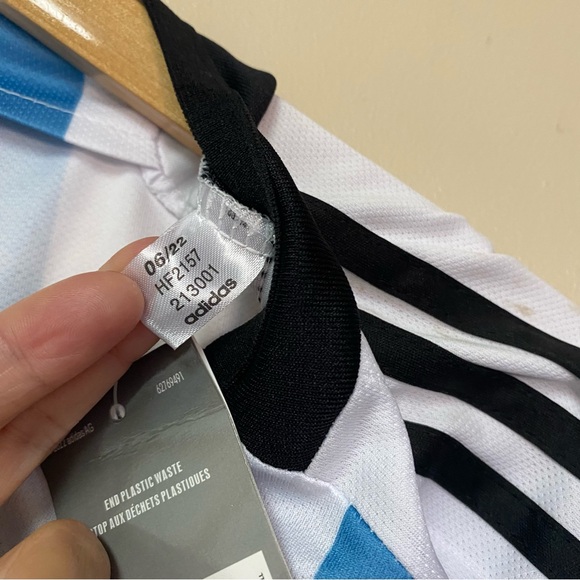 Adidas Argentina 2022 FIFA World Cup Soccer Home Jersey HF2157 size Large W/Tag - Picture 7 of 11